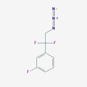 1-(2-Azido-1,1-difluoroethyl)-3-fluorobenzene