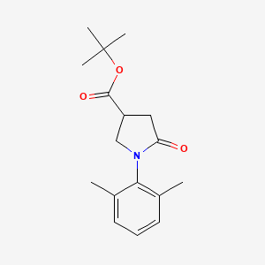 Tert-butyl 1-(2,6-dimethylphenyl)-5-oxopyrrolidine-3-carboxylate