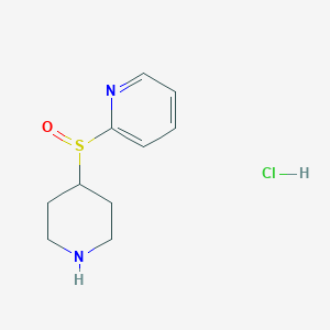 2-(Piperidin-4-ylsulfinyl)pyridine hydrochloride