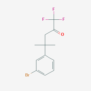 4-(3-Bromophenyl)-1,1,1-trifluoro-4-methylpentan-2-one