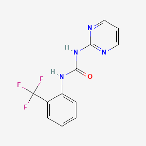 1-Pyrimidin-2-yl-3-(2-trifluoromethyl-phenyl)-urea