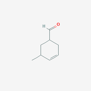molecular formula C8H12O B8366578 5-Methylcyclohex-3-enecarbaldehyde 