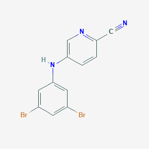 5-(3,5-Dibromo-phenylamino)-pyridine-2-carbonitrile