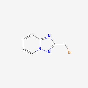 molecular formula C7H6BrN3 B8366584 2-(Bromomethyl)-[1,2,4]triazolo[1,5-a]pyridine CAS No. 71139-95-2