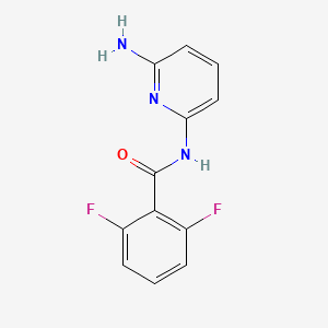molecular formula C12H9F2N3O B8366593 N-(6-Aminopyridin-2-yl)-2,6-difluorobenzamide 