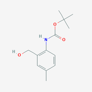 (2-Hydroxymethyl-4-methyl-phenyl)-carbamic acid tert-butyl ester