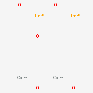 molecular formula Ca2Fe2O5 B083669 Dicalcium diiron pentaoxide CAS No. 12013-62-6