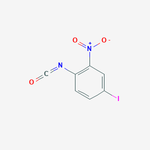 molecular formula C7H3IN2O3 B8366918 4-Iodo-2-nitrophenylisocyanate 