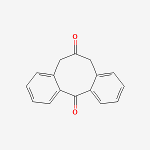 molecular formula C16H12O2 B8366954 dibenzo[a,d]cyclooctene-6,12(5H,7H)-dione 
