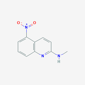 molecular formula C10H9N3O2 B8367062 2-Methylamino-5-nitroquinoline CAS No. 611231-13-1