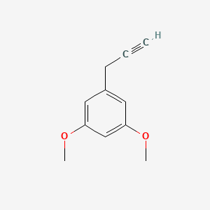 molecular formula C11H12O2 B8367073 1,3-Dimethoxy-5-(prop-2-yn-1-yl)benzene 
