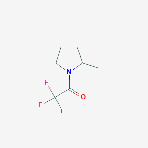 molecular formula C7H10F3NO B083673 2,2,2-Trifluoro-1-(2-methylpyrrolidin-1-yl)ethanone CAS No. 14719-28-9