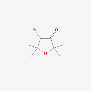 4-Bromo-2,2,5,5-tetramethyldihydrofuran-3(2h)-one