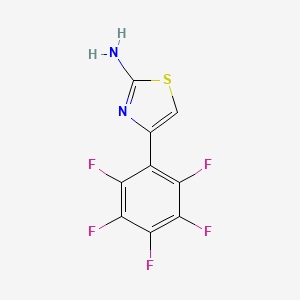 4-Pentafluorophenyl-thiazol-2-ylamine