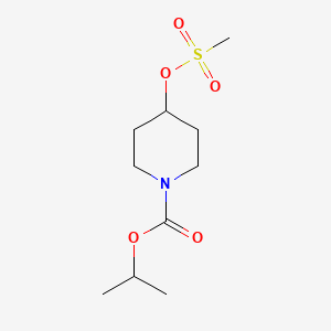 Isopropyl 4-(methylsulfonyloxy)piperidine-1-carboxylate