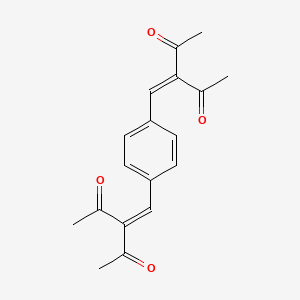 3-[4-(2,2-Diacetylethenyl)benzylidene]-2,4-pentanedione