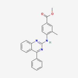 Methyl 3-methyl-4-(4-phenylquinazolin-2-ylamino)benzoate