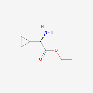 (S)-ethyl 2-amino-2-cyclopropylacetate