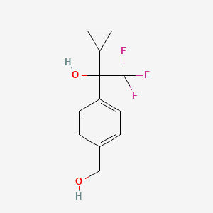 1-Cyclopropyl-2,2,2-trifluoro-1-[4-(hydroxymethyl)phenyl]ethanol