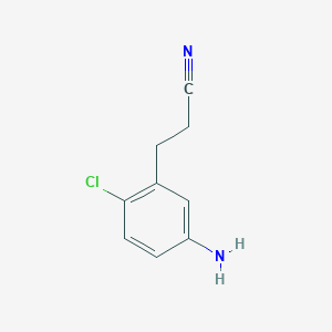 3-(2-Cyanoethyl)-4-chloroaniline