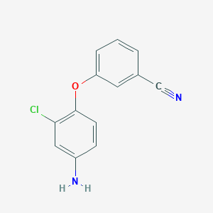 3-(4-Amino-2-chlorophenoxy)benzonitrile