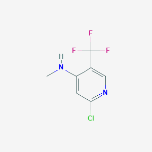 4-Pyridinamine, 2-chloro-N-methyl-5-(trifluoromethyl)-