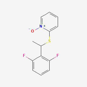 2-[1-(2,6-Difluorophenyl)ethylthio]pyridine 1-oxide