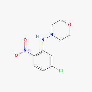 4-Chloro-2-[(morpholin-4-yl)amino]-1-nitrobenzene
