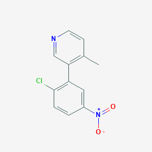 4-Chloro-3-(4-methyl-3-pyridyl)nitrobenzene