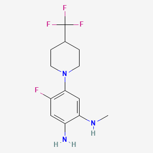 5-Fluoro-2-methylamino-4-(4-trifluoromethyl-piperidin-1-yl)aniline