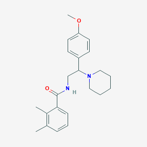 molecular formula C23H30N2O2 B8367950 N-[2-(4-Methoxy-phenyl)-2-piperidin-1-yl-ethyl]-2,3-dimethyl-benzamide 