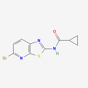 N-(5-bromo[1,3]thiazolo[5,4-b]pyridin-2-yl)cyclopropanecarboxamide
