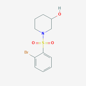 Racemic-1-((2-bromophenyl)sulfonyl)piperidin-3-ol