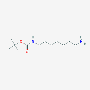 molecular formula C12H26N2O2 B008368 tert-Butyl (7-aminoheptyl)carbamate CAS No. 99733-18-3