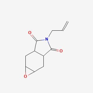 molecular formula C11H13NO3 B8368014 4,5-epoxy-N-allylcyclohexane-1,2-dicarboximide 