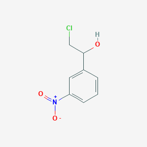 molecular formula C8H8ClNO3 B083682 2-Chloro-1-(3-nitrophenyl)ethanol CAS No. 13425-36-0