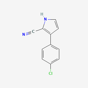 3-(p-Chlorophenyl)-pyrrole-2-carbonitrile
