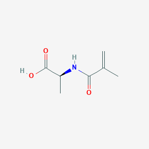 molecular formula C7H11NO3 B8368655 N-Methacryloylalanine 