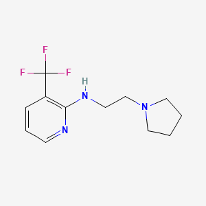 N-(2-(pyrrolidin-1-yl)ethyl)-3-(trifluoromethyl)pyridin-2-amine