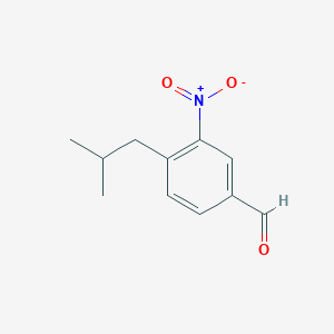 4-Isobutyl-3-nitrobenzaldehyde