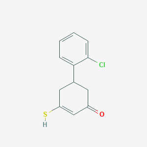 5-(2-Chlorophenyl)-3-mercapto-2-cyclohexen-1-one