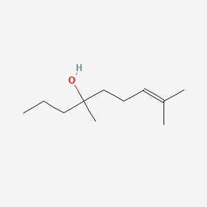 molecular formula C11H22O B8368858 4,8-Dimethyl-7-nonen-4-ol 