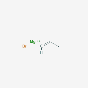 molecular formula C3H5BrMg B083689 1-Propenyl magnesium bromide CAS No. 14092-04-7