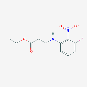 Ethyl 3-(3-fluoro-2-nitrophenylamino)propionate