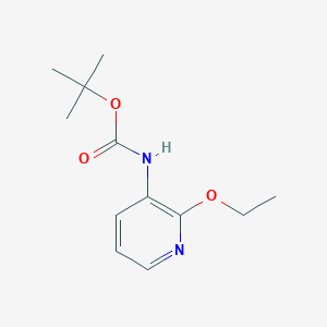 molecular formula C12H18N2O3 B8369265 t-Butyl N-(2-Ethoxy-3-pyridinyl)carbamate 