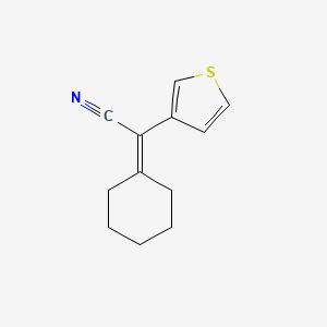 Cyclohexylidene(3-thienyl)acetonitrile