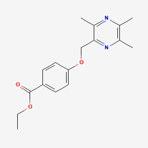 4-((3,5,6-Trimethylpyrazine-2-yl)methoxyl)benzoic acid ethyl ester