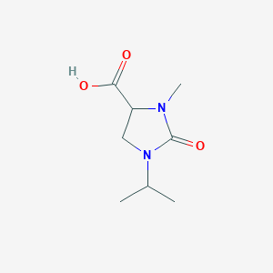 3-Methyl-1-(1-methylethyl)-2-oxo-4-imidazolidinecarboxylic acid