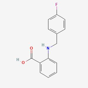 2-(4-Fluorobenzylamino)benzoic acid