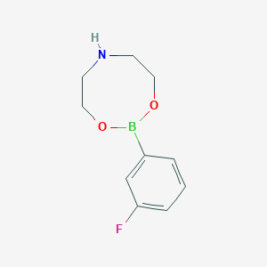 2-(3-Fluorophenyl)-[1,3,6,2]dioxazaborocane